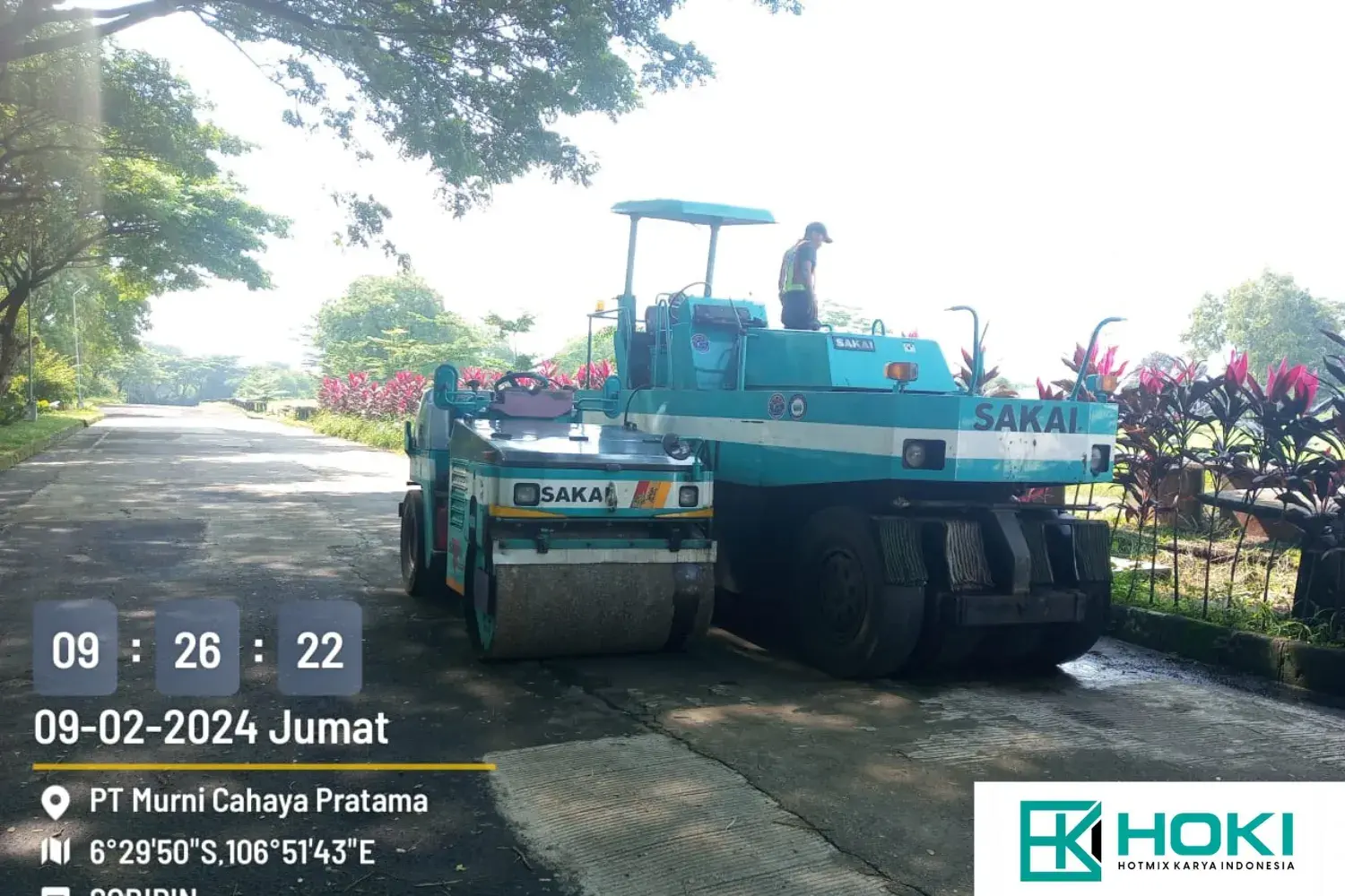 Pemadatan Subbase Jalan Bekasi
