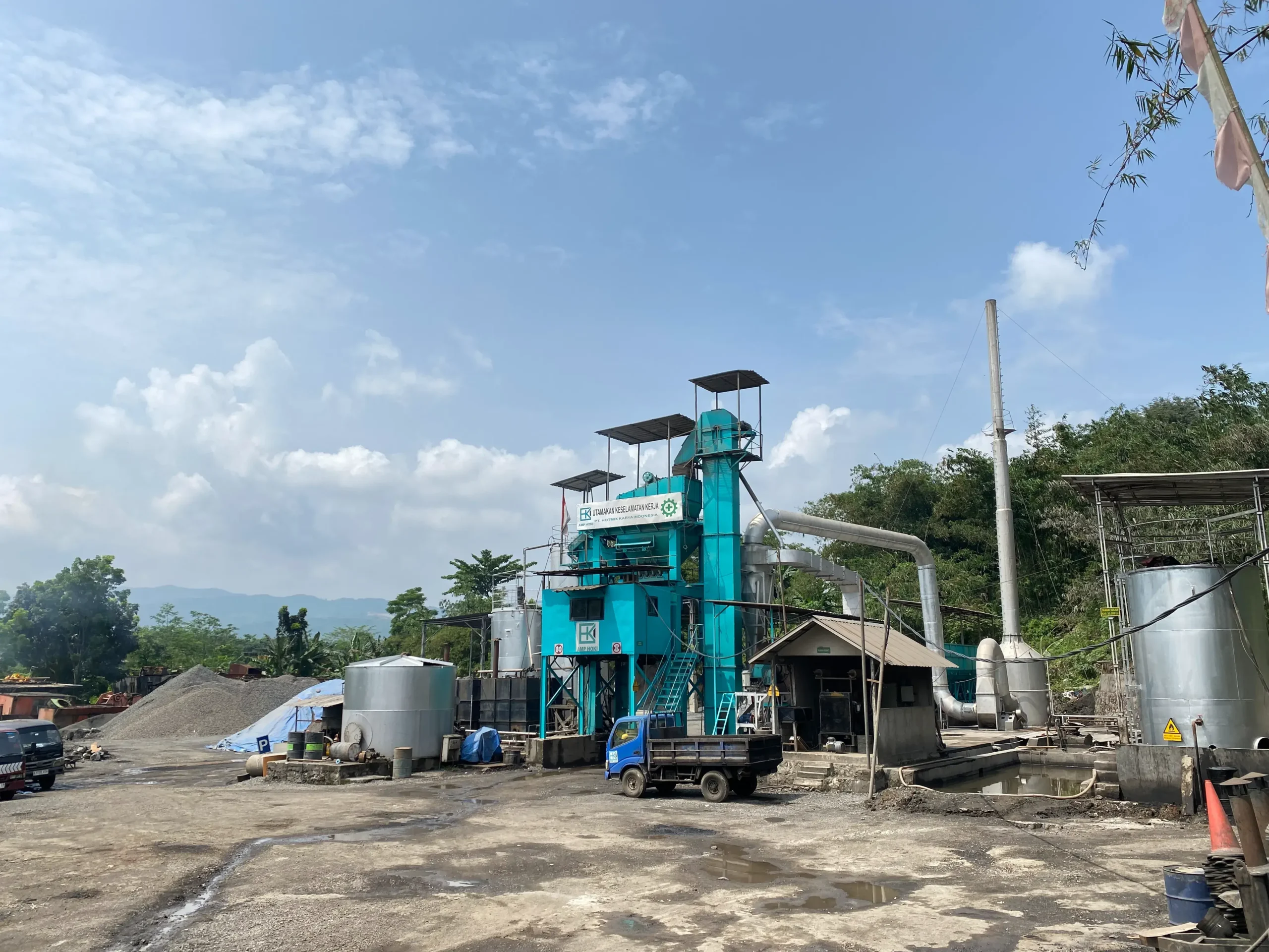 Pabrik Asphalt Mixing Plant AMP Hoki Suplai Cirebon